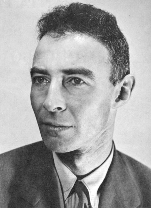 J. Robert Oppenheimer, around 1944. In September 1942 he was among the physicists who met at the Grove to move a wartime project along. (U.S. Department of Energy / Los Alamos)