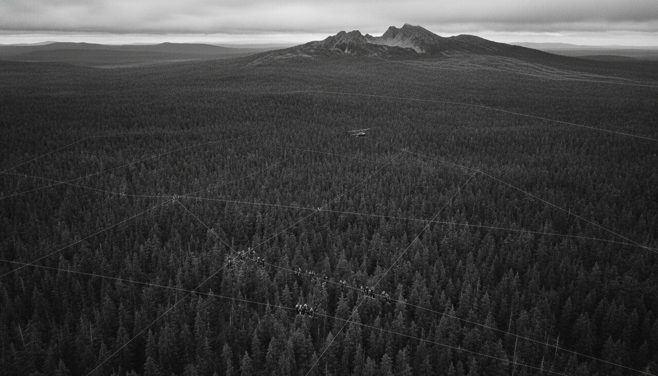 The drop zone became the most thoroughly searched patch of wilderness in American history. It gave back nothing.