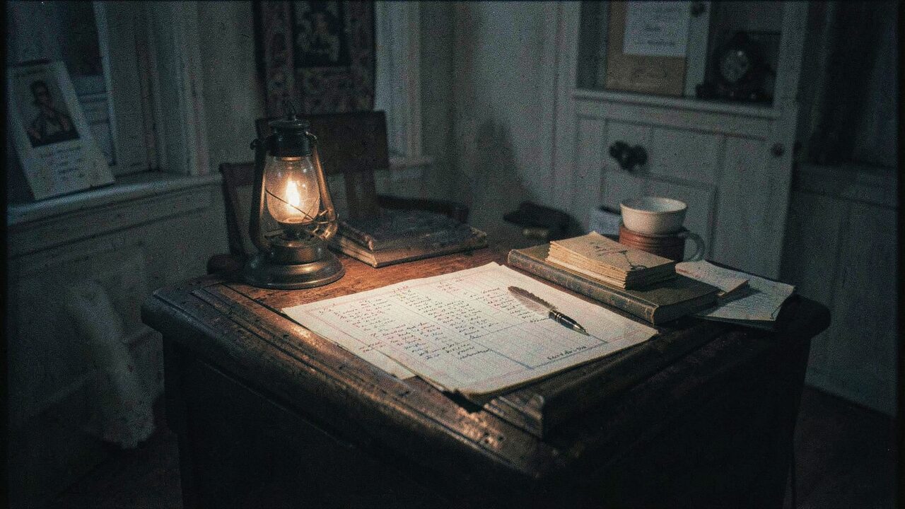 A town clerk's ledger. Someone, in every case, kept notes.