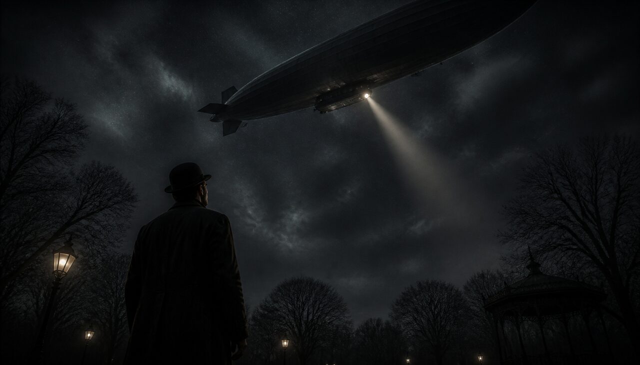 A light crossing over Sacramento at a thousand feet, and one man in a park who happened to be looking up.