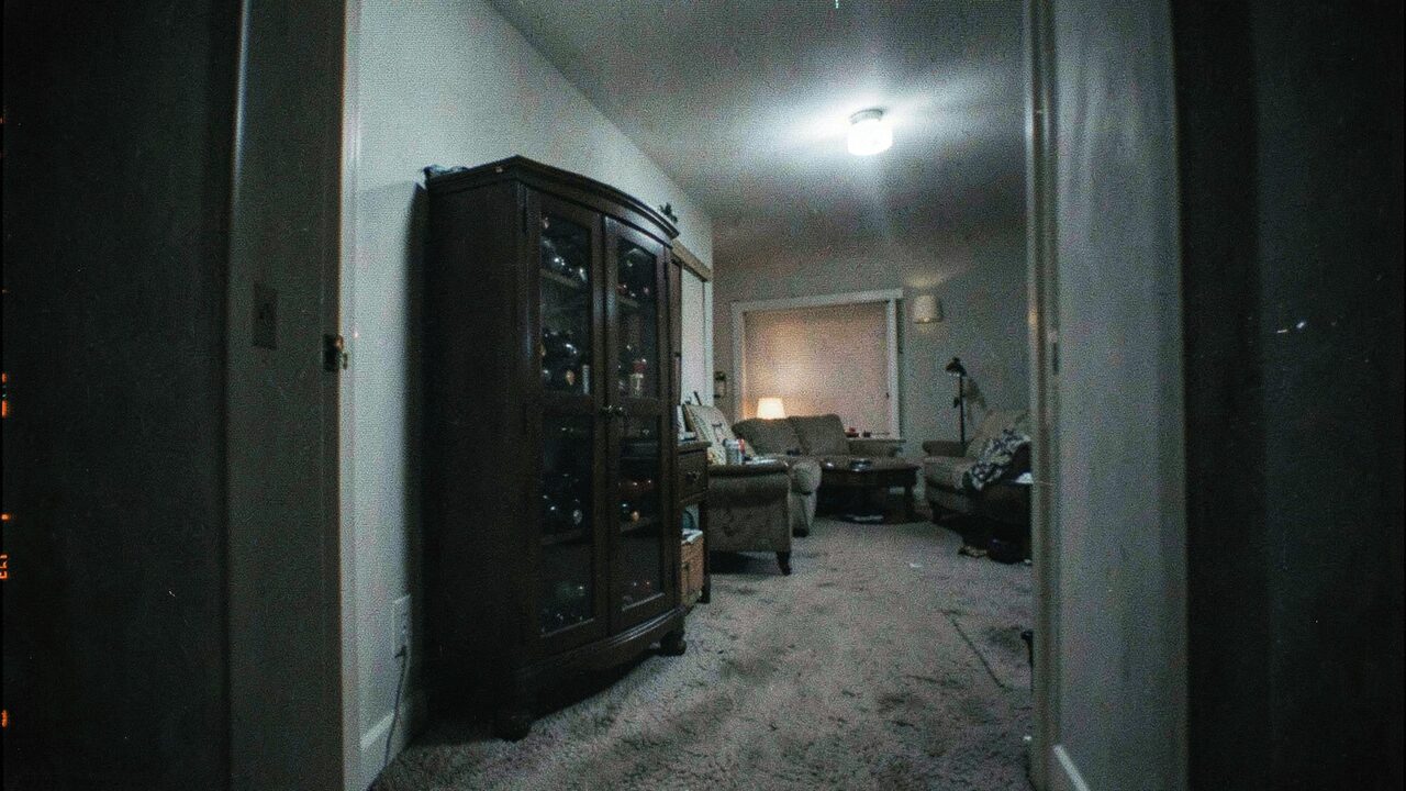 The cabinet, relocated to a living room, declining to do anything on camera.