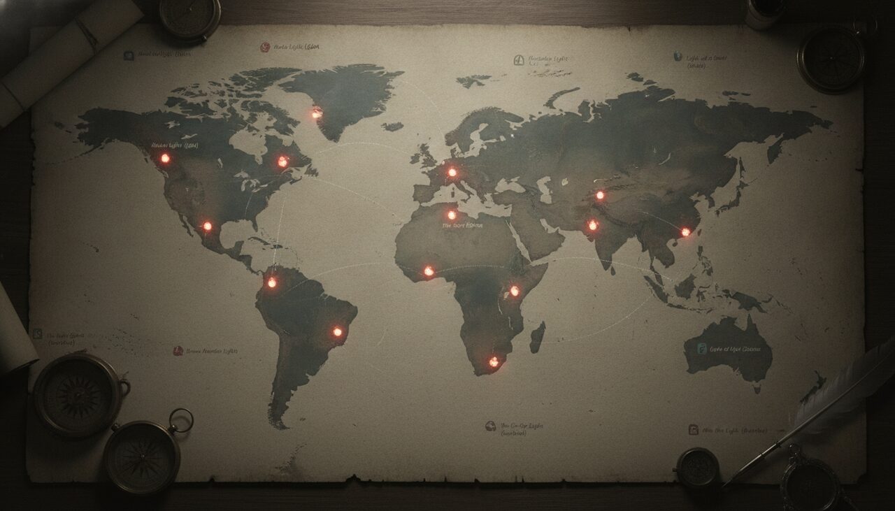 Ghost lights, worldwide. Different deserts and hills, same physics, same slow arrival at the same answer.