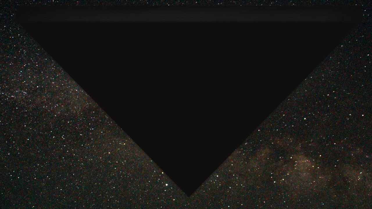 The FBI's commissioned artist's drawing of the Bagram triangle — the witness's account, rendered to his direction and filed as evidence. Not a photograph.